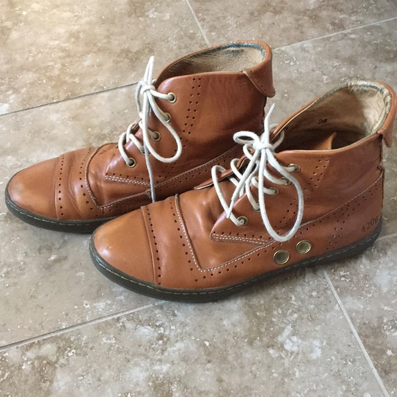 Gram shoes 420g brown leather boots EU 38 - Picture 5 of 8